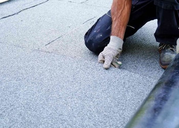New Felt Flat Roof Installation