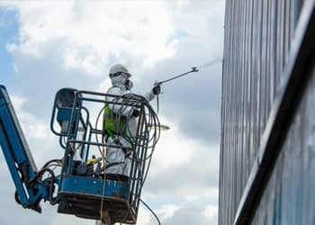 Aluminium cladding respraying