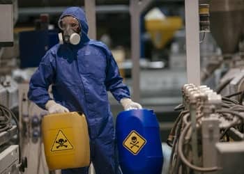 Asbestos debris collection and disposal