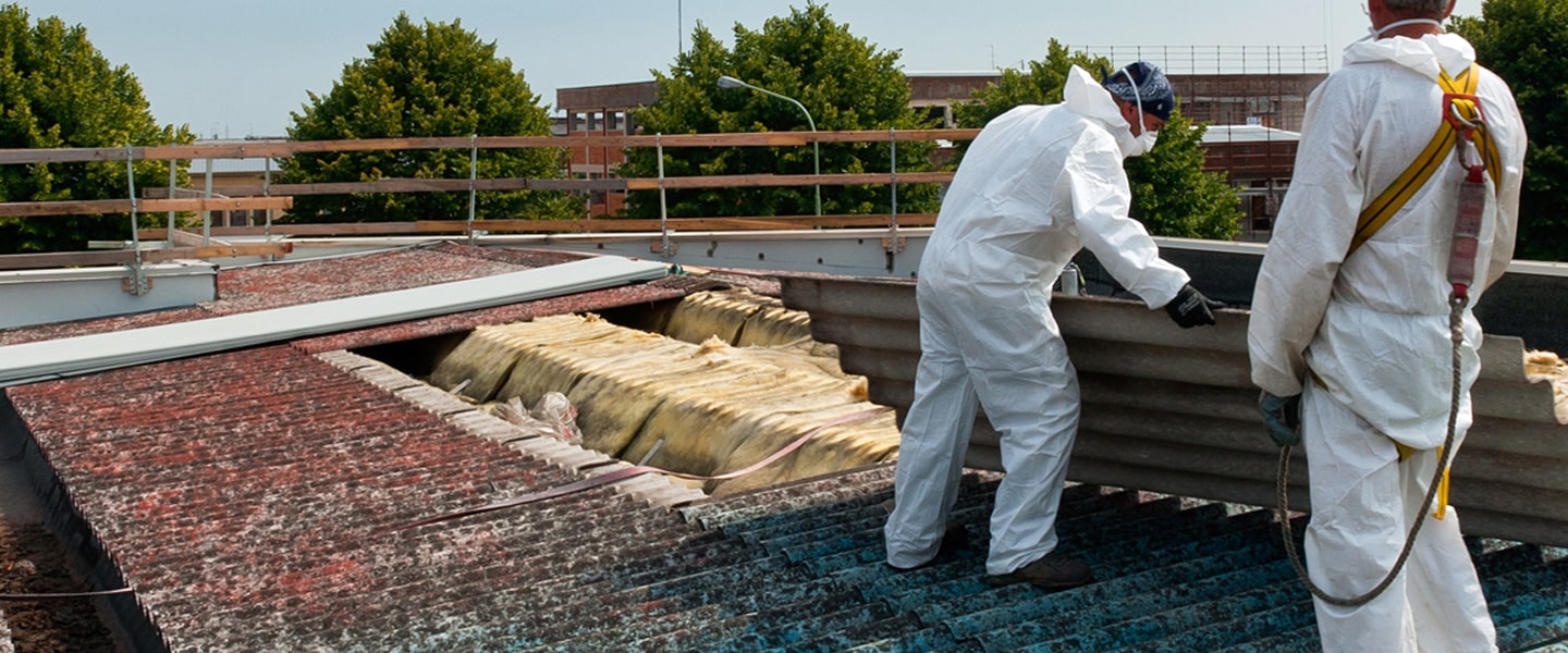 Asbestos insulation board removal