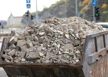 Brick and concrete waste removal