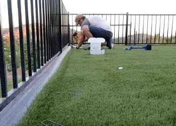 Commercial AstroTurf Installation