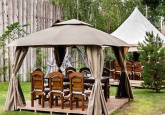 Commercial Gazebo Setup