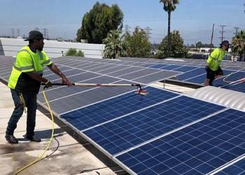 Commercial Solar Panel Cleaning