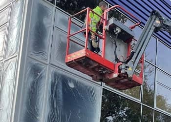 Curtain Wall Spraying