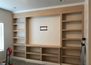 Custom Built-in Shelves