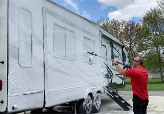 Exterior Caravan Cleaning
