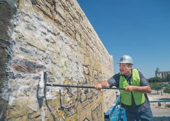 Exterior Stone Cleaning