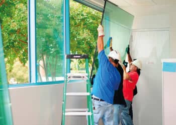 Glass & Door Panel Cleaning