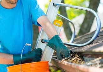 High-Level Gutter Cleaning