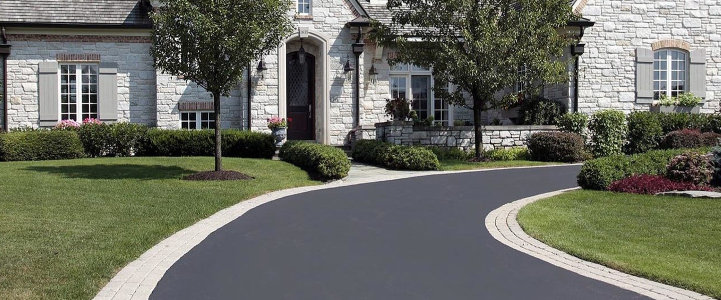 Home asphalt driveways