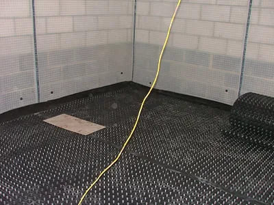 Internal Damp Membrane Installation