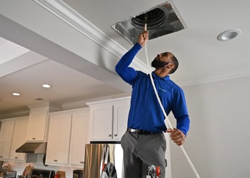 Kitchen exhaust vent cleaning