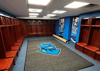 Locker room cleaning