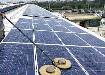 Off-Grid Solar System Cleaning
