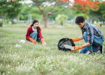 Outdoor Public Area Waste Cleanup