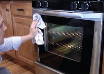 Oven Door Cleaning