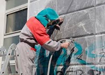 Painted Surface Graffiti Removal