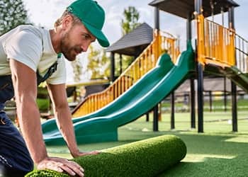 Playground Turf Installation