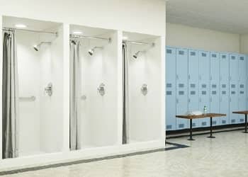 Shower area disinfection