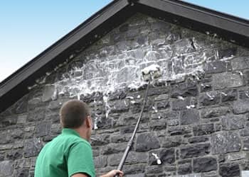 Stone Wall Cleaning