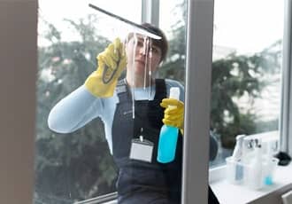 Window Frame and Glass Cleaning
