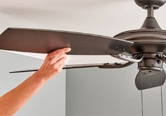 Wobbling ceiling fan fix